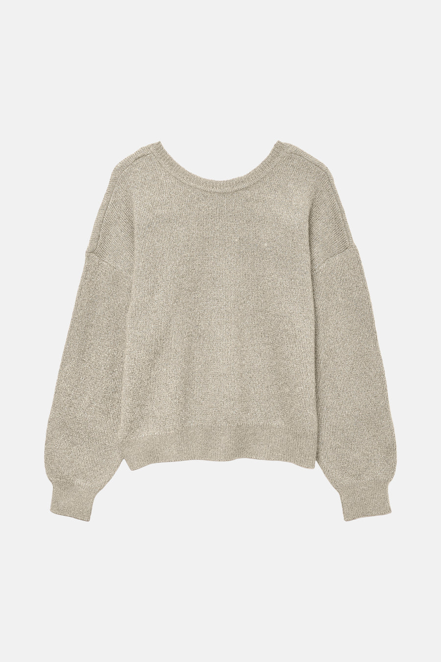 Pull met ronde hals - beige - VERO MODA®