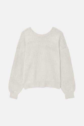 Pull met ronde hals - beige - VERO MODA®