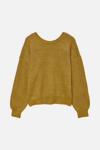 Pull met ronde hals - geel - VERO MODA®