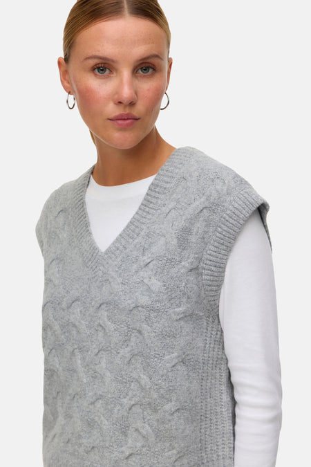 VMPIPER SL V-NECK VEST BOO