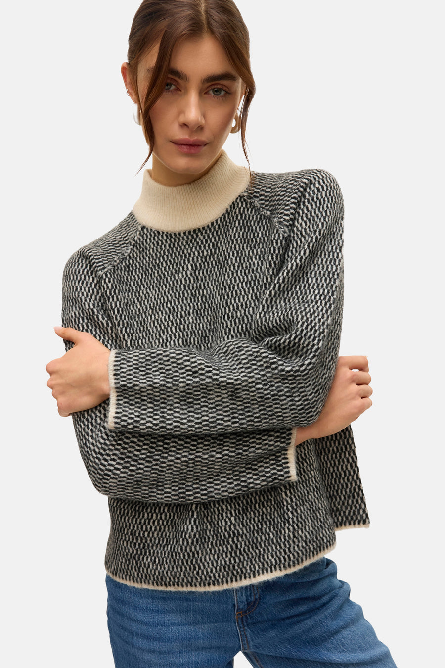 Pull met ronde hals - Zwart - VERO MODA®