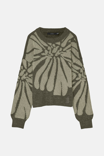 Pull à col rond - vert - VERO MODA®