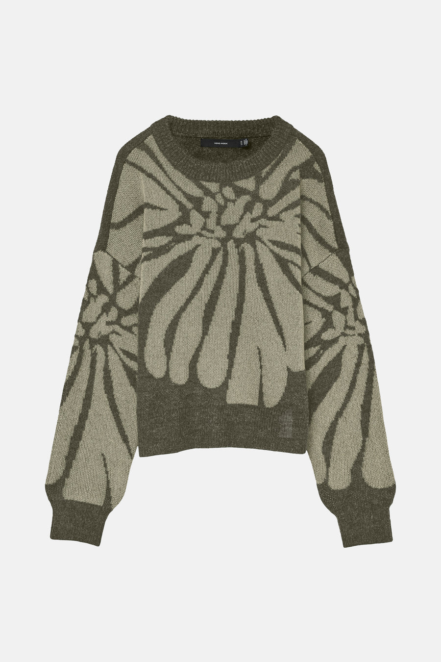 Pull à col rond - vert - VERO MODA®