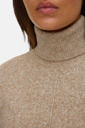 Pull col roulé beige - VERO MODA® - VERO MODA®