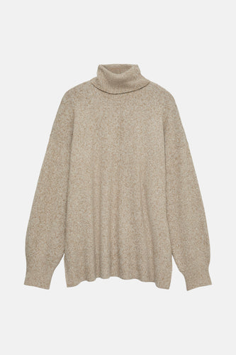 Pull col roulé beige - VERO MODA® - VERO MODA®