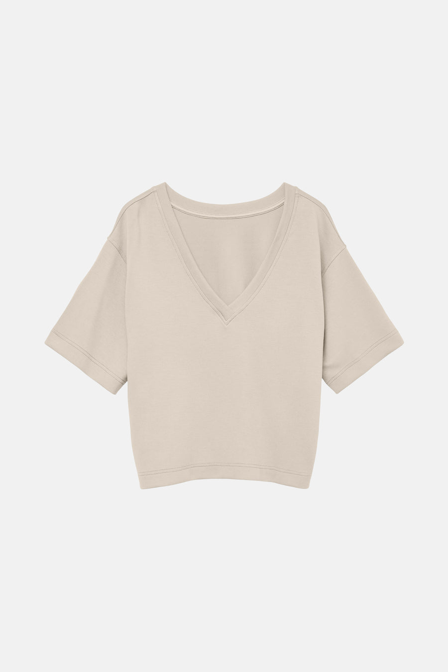 T-shirt met korte mouwen - ecru - VERO MODA®