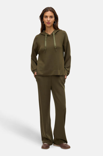 Sweater met kap - groen