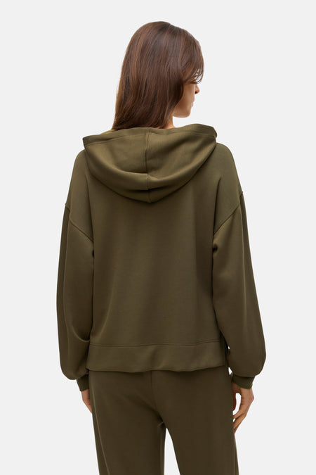 Sweater met kap - groen
