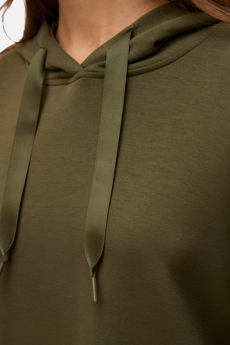 Sweater met kap - groen