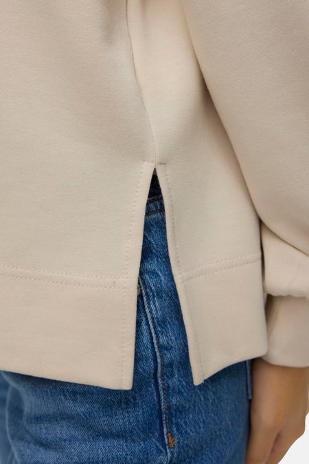 Sweater met kap - ecru