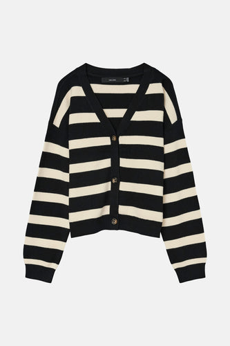 VMSABA FULL NEEDLE LS V-NECK CARDI NOOS