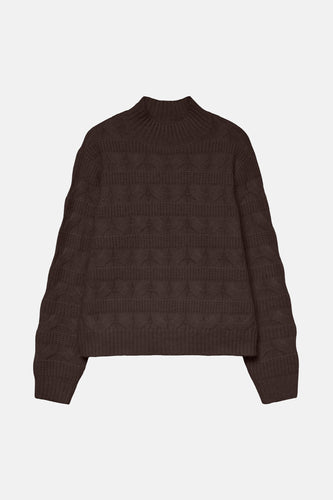 Trui met rolkraag bruin - VERO MODA®