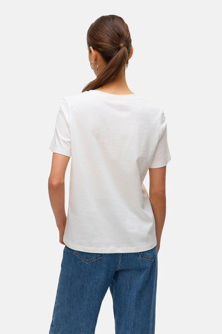 T-shirt met korte mouwen - wit