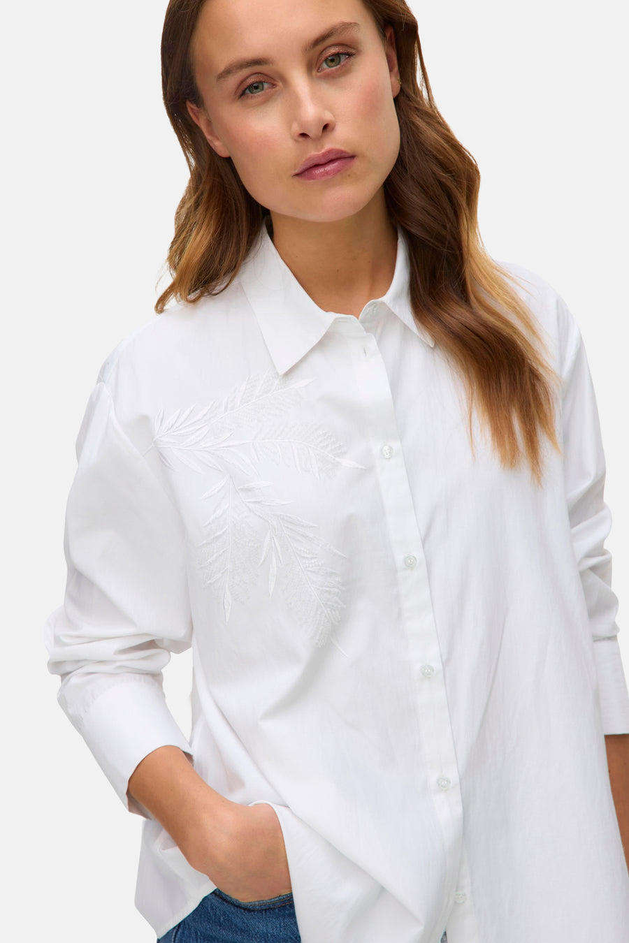 Hemd met lange mouwen - wit - VERO MODA®