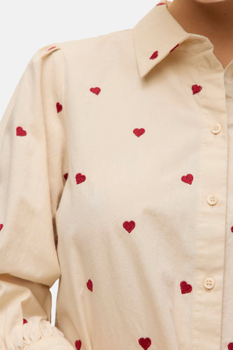 Hemd met korte mouwen - beige - VERO MODA®