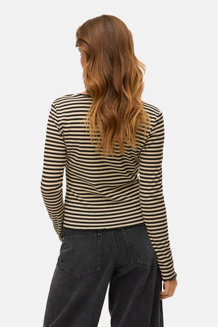 VMISABELLA LS V-NECK TOP JRS GA