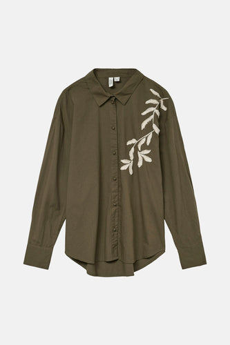 Hemd met lange mouwen - khaki - VERO MODA® - 6