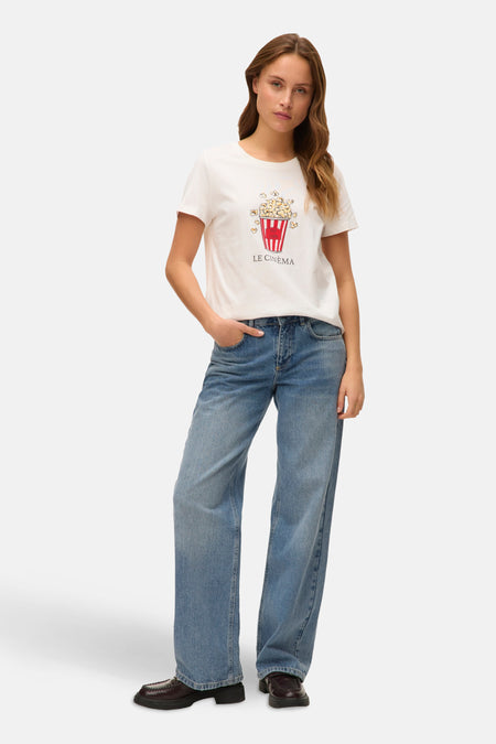 T-shirt met korte mouwen - wit