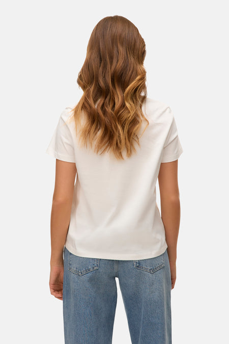 T-shirt met korte mouwen - wit