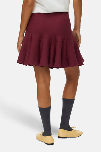 Jupe courte - Bordeaux - VERO MODA®