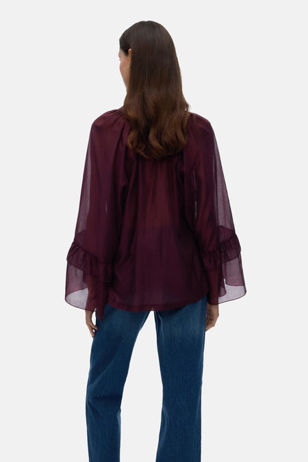 Blouse (lange mouwen) paars - VERO MODA®