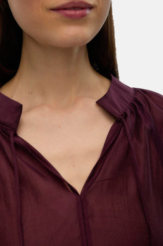 Blouse met lange mouwen - Bordeaux - VERO MODA®