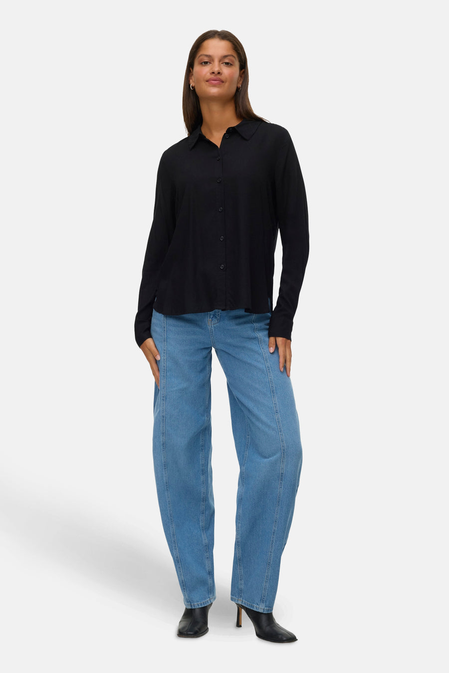 Hemd met lange mouwen - zwart - VERO MODA®