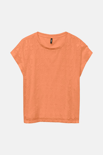 VMNINA SS CROCHET O-NECK T-SHIRT JRS BTQ