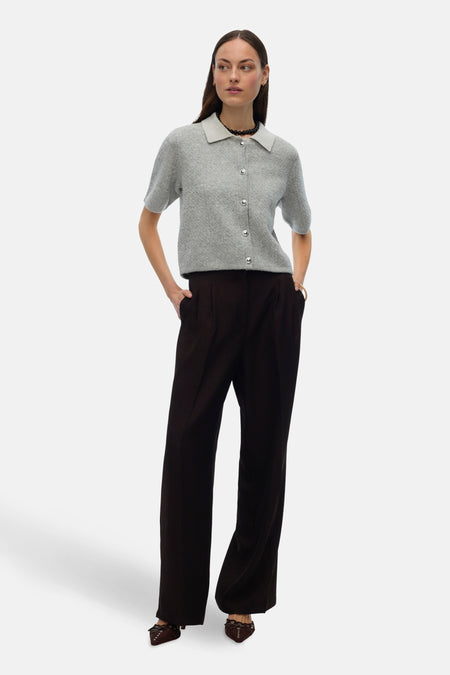 VMDIANA 2/4 POLONECK CARDIGAN