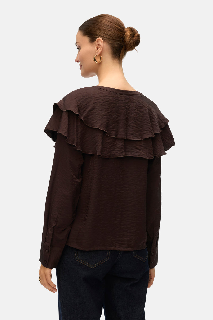 Hemd met lange mouwen - bruin - VERO MODA®