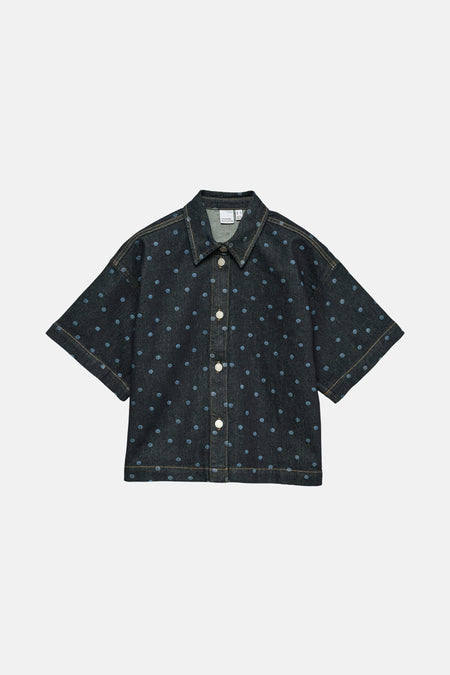 VMTHEA SS PATTERN MIX DNM SHIRT RA369