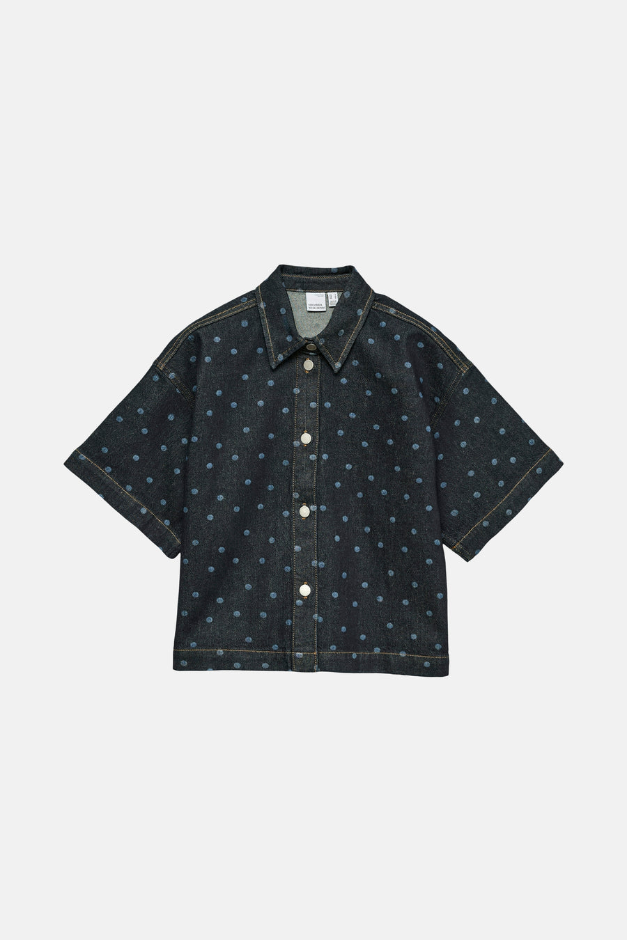 Chemise à manches courtes - mid blue denim - VERO MODA®