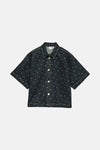 Hemd met korte mouwen - mid blue denim