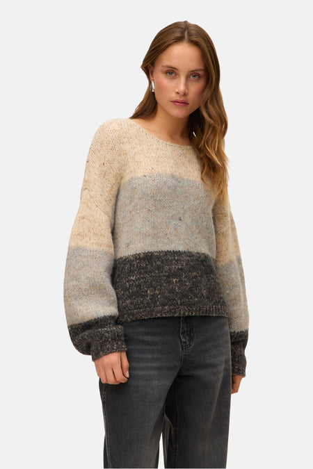 VMJENNA LS BOATNECK PULLOVER PRM