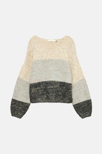 Pull à col rond - beige - VERO MODA®