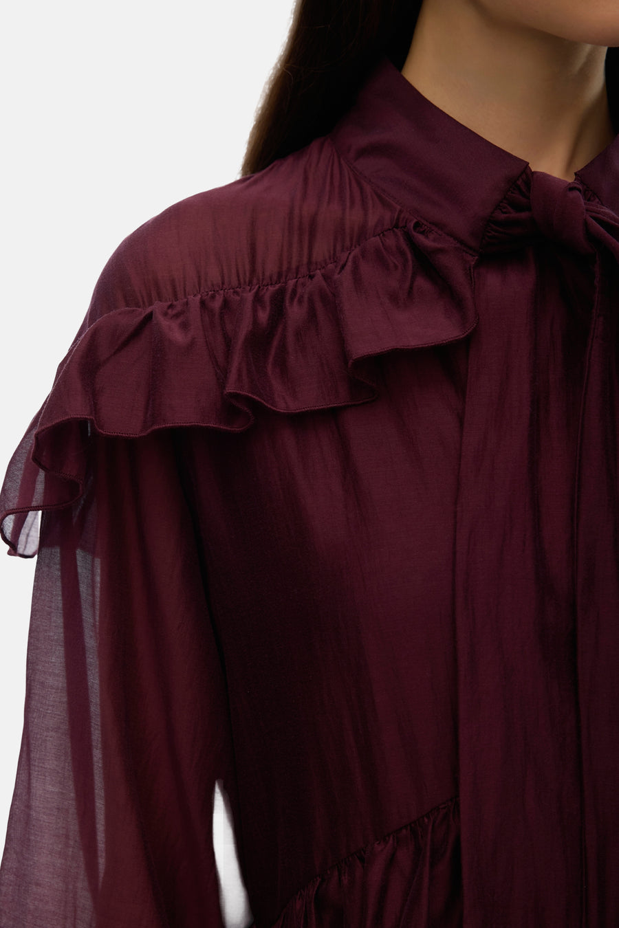 Kleedje met lange mouwen - paars - VERO MODA®