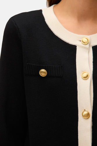 VMOLI LS O-NECK CARDIGAN