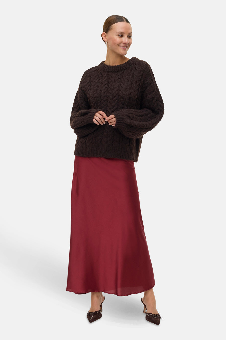 Rok - rood - VERO MODA®