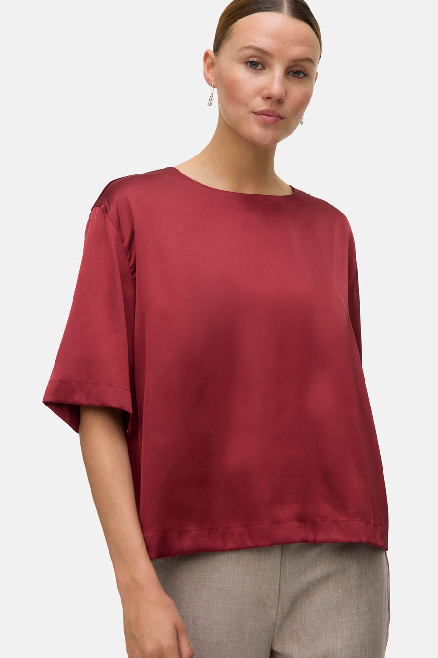 Blouse met korte mouwen - rood - VERO MODA®