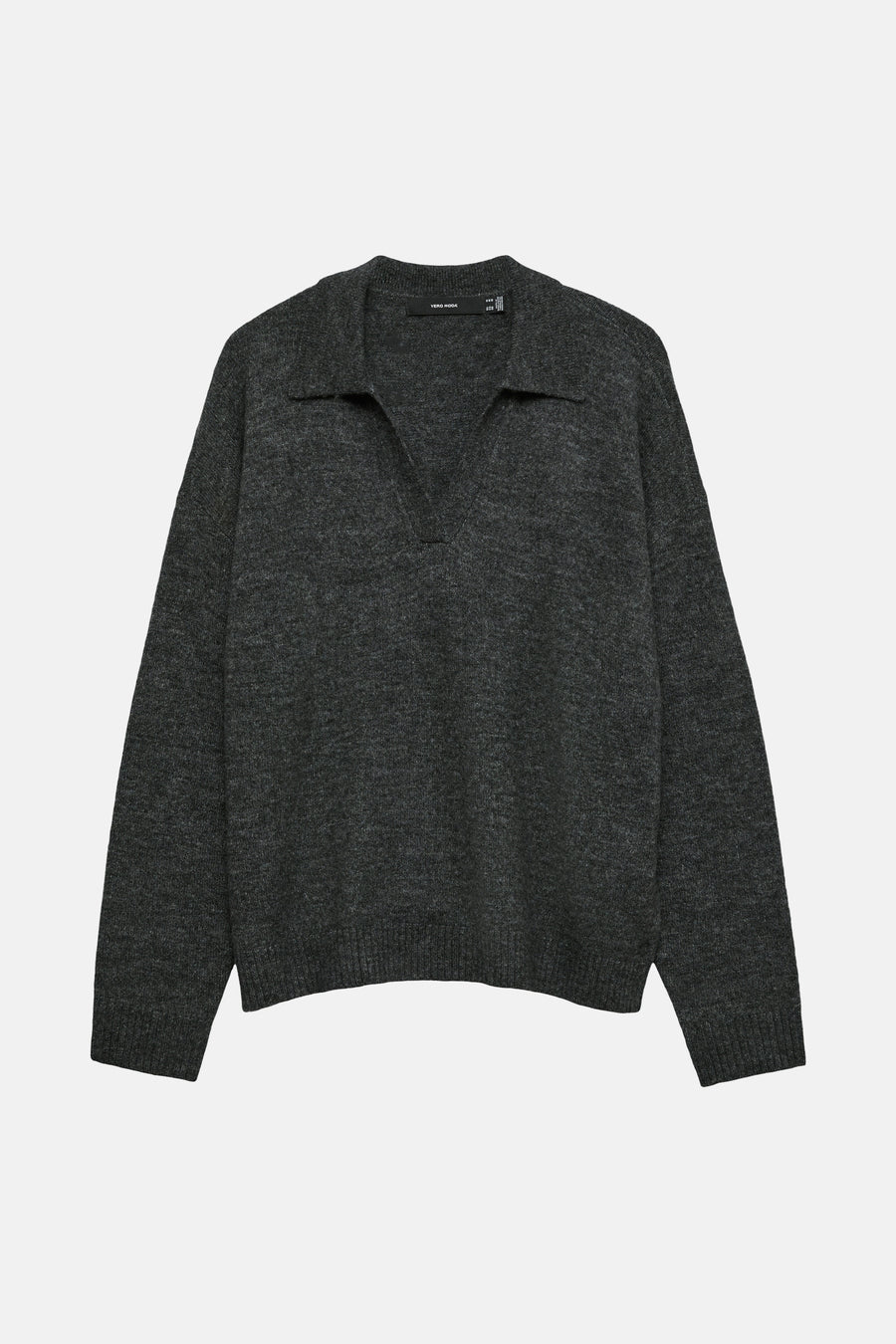 Pull à col en V - gris - VERO MODA®