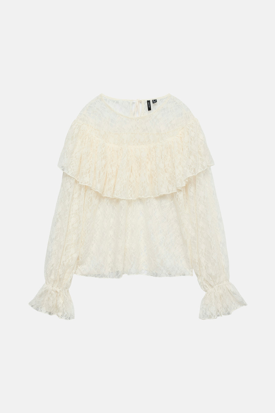 Blouse met lange mouwen - wit