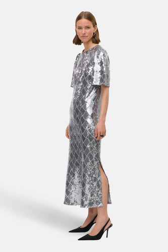 Robe à manches courtes - Argenté - VERO MODA®