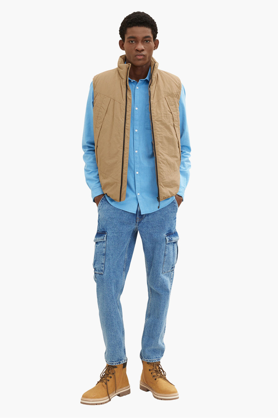 Hemd met lange mouwen - blauw