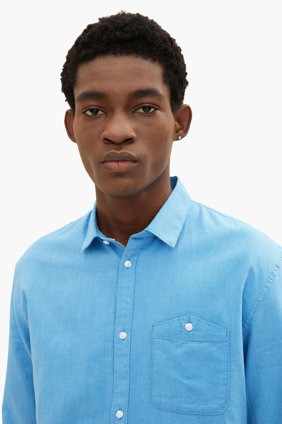 Hemd met lange mouwen - blauw