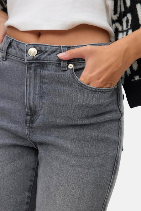 AMARA - mid grey denim