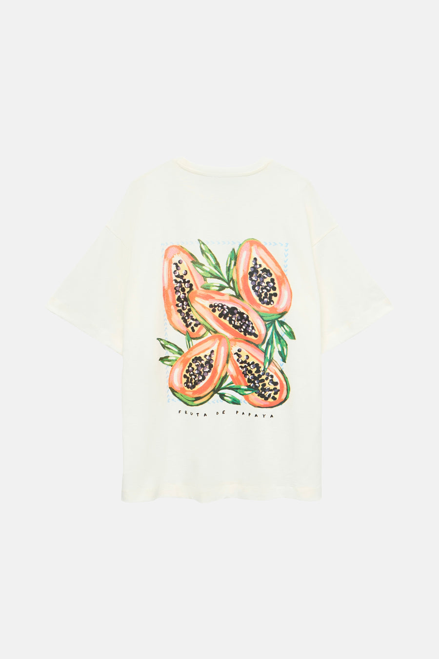 T-shirt met korte mouwen - Ecru