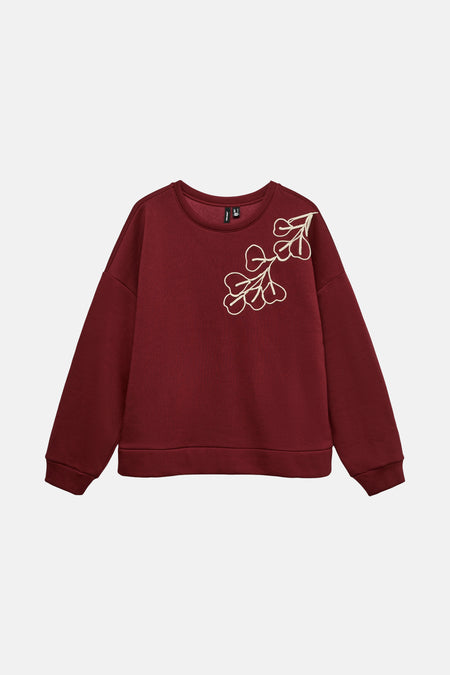 Trui met ronde hals rood - VERO MODA®