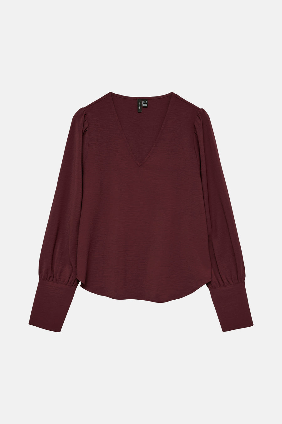 Blouse met lange mouwen - Bordeaux - VERO MODA®