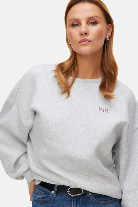 Sweat col O gris - VERO MODA®