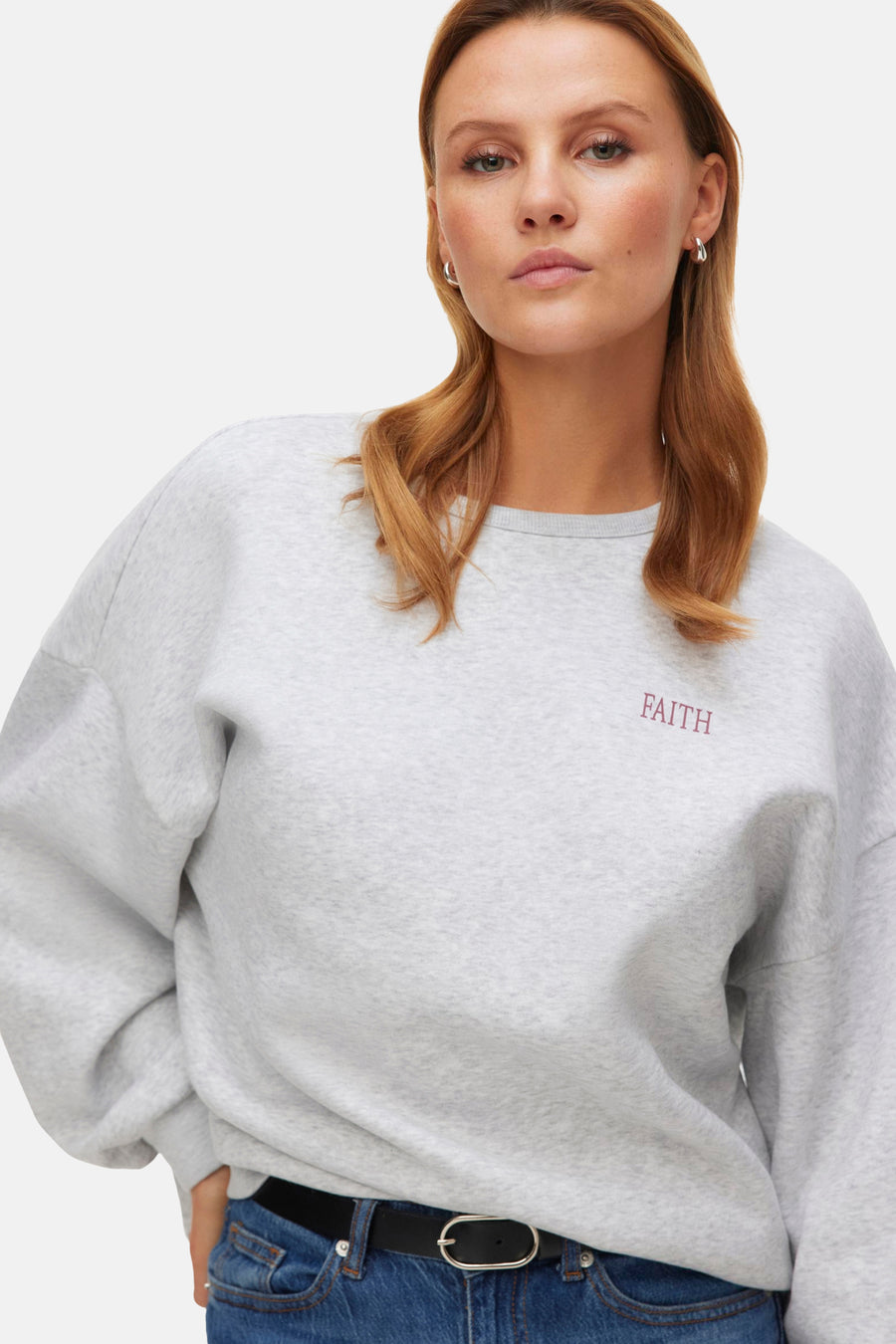 Sweat col O gris - VERO MODA®